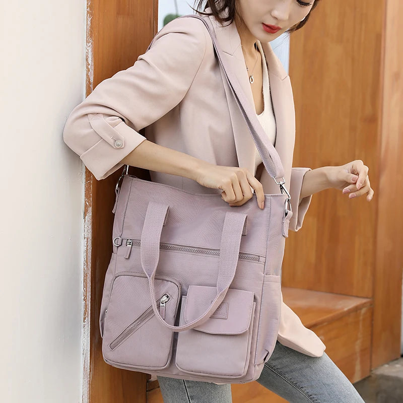 Nylon Women Shoulder Bag Handbag CrossBody Bag