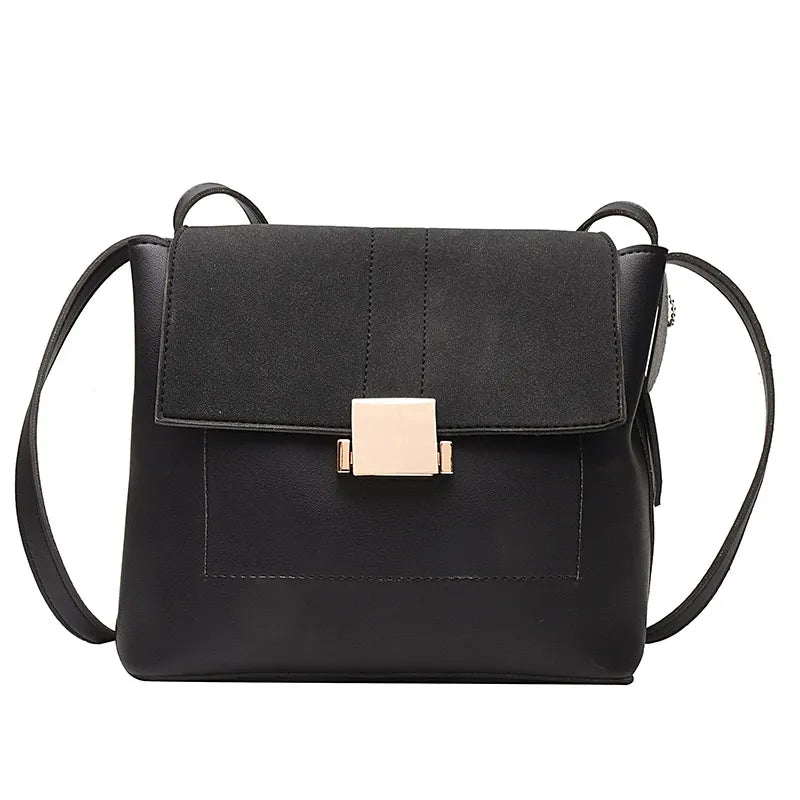 Large Capacity PU Women's Shoulder Bag - Winter Messenger Handbag