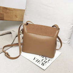 Large Capacity PU Women's Shoulder Bag - Winter Messenger Handbag