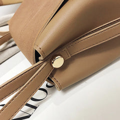 Large Capacity PU Women's Shoulder Bag - Winter Messenger Handbag
