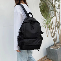 Large Schoolbag for Teenage Girls Travel Bag Waterproof Nylon Women Backpack