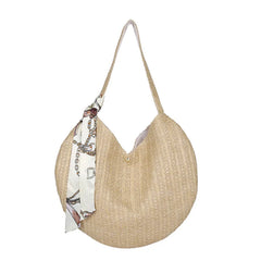 Large Straw Bag Women's Beach Vacation Shoulder Bag