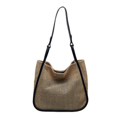 Straw Tote Handbag Large-Capacity Summer Shoulder Bags