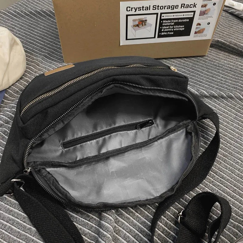 Unisex Waist Bag Casual Fanny Pack Nylon Banana Bags