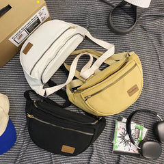 Unisex Waist Bag Casual Fanny Pack Nylon Banana Bags