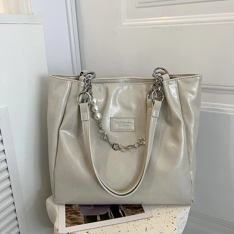 Versatile Vintage PU Leather Shoulder Bag Set