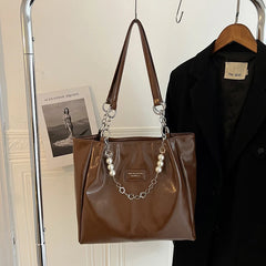 Versatile Vintage PU Leather Shoulder Bag Set