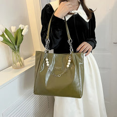 Versatile Vintage PU Leather Shoulder Bag Set
