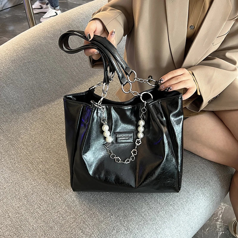 Versatile Vintage PU Leather Shoulder Bag Set
