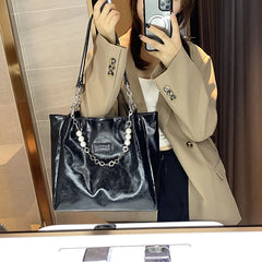 Versatile Vintage PU Leather Shoulder Bag Set