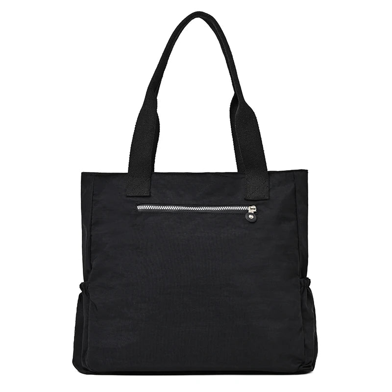 Large Capacity Women Shoulder Bag Nylon Female Handbag Top-Handle Bag Waterproof