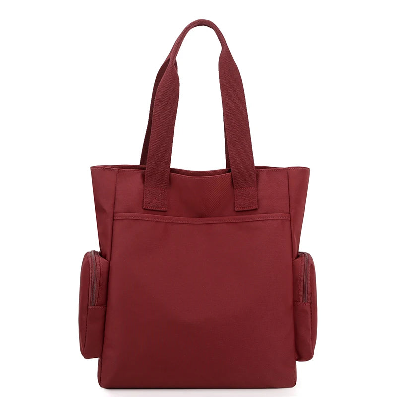 Large Capacity Women Shoulder Bag Nylon Handbag Ladies Tote American Vintage