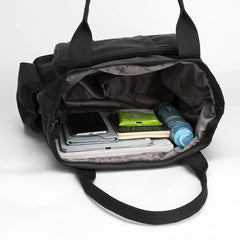 Nylon Top-handle Bag Women Shoulder Tote American Vintage Handbag