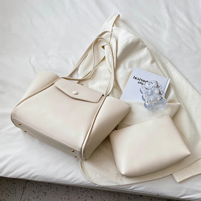 Large-capacity Women's Handbag Casual Shoulder Bag