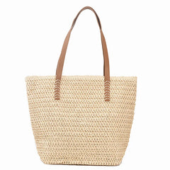 Large-capacity Woven Crossbody Bag for Women Spring and Summer Tote Bag