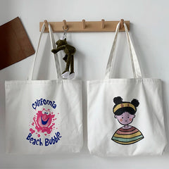 Large Capacity Canvas Bag Female Shoulder Japanese and Students Ladies Bag