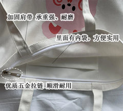 Large Capacity Canvas Bag Female Shoulder Japanese and Students Ladies Bag