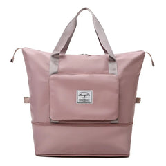 Large Capacity Foldable Travel Bag Gym Shoulder Handbag Yoga