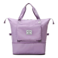 Large Capacity Foldable Travel Bag Gym Shoulder Handbag Yoga