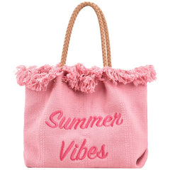 Large Capacity Woven Bag for Women - Shoulder Tote