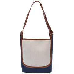 Large-Capacity Retro Messenger Bag Soft-Faced Shoulder Bag for Students
