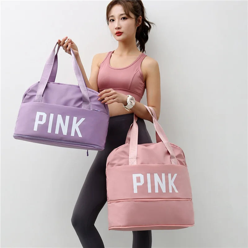 Large-Capacity Travel Bag Wet Dry Separation Fitness Shoulder Bag
