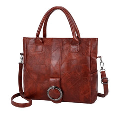 Large-capacity Women's Handbag Anti-scratch Messenger Bag Ladies Shoulder Bag