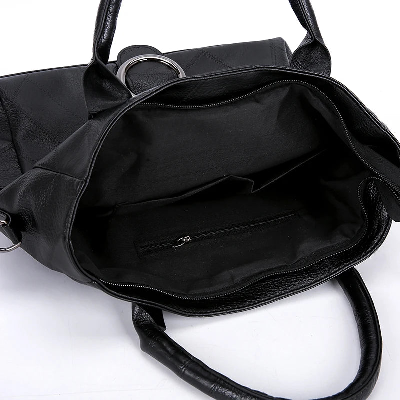 Large-capacity Women's Handbag Anti-scratch Messenger Bag Ladies Shoulder Bag