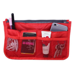 Large Lady Cosmetic Bag Female Tote Organizer Travel Insert Handbag