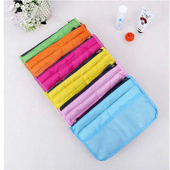 Large Lady Cosmetic Bag Female Tote Organizer Travel Insert Handbag