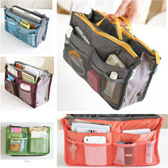 Women Lady Travel Handbag Organiser Purse Large Liner Comestic Organizer