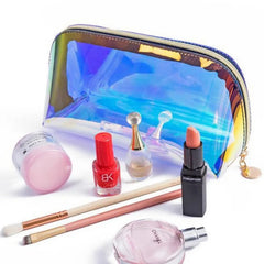 Laser Cosmetic Bag Ins Style Semicircle Travel Bag