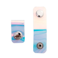 Laser PVC Portable USB Cable Earphone Holder