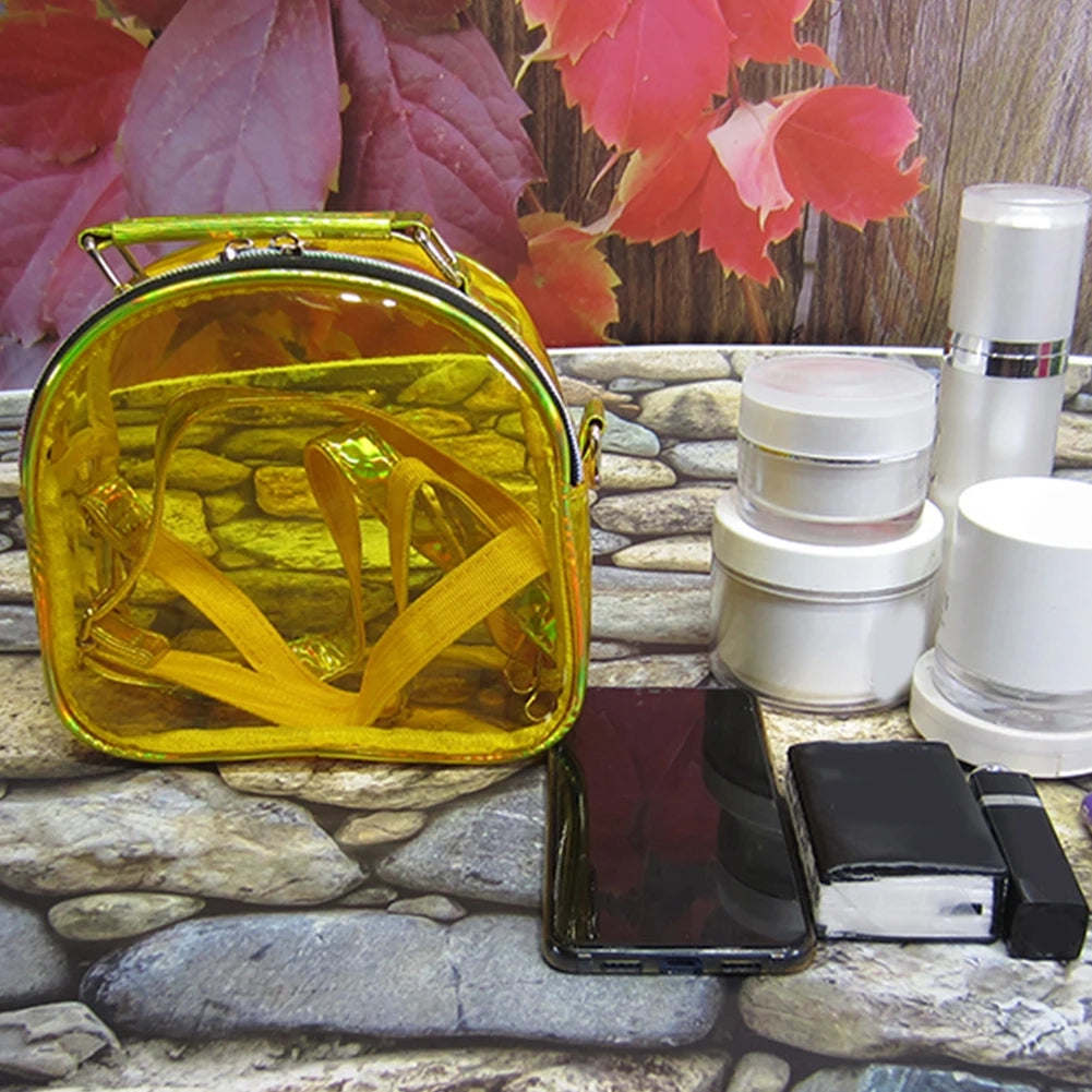 Transparent PVC Crossbody Bag Jelly Clear Shoulder Phone Bags