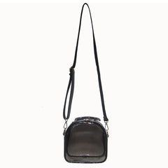 Laser Transparent PVC Crossbody Bag Mini Jelly Clear Shoulder Phone Bags