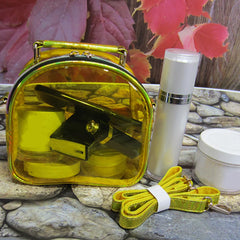 Laser Transparent PVC Crossbody Bag Mini Jelly Clear Shoulder Phone Bags