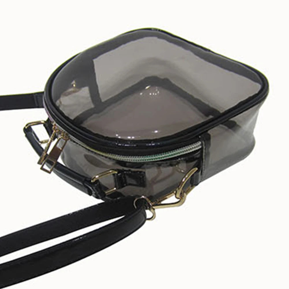 Laser Transparent PVC Crossbody Bag Mini Jelly Clear Shoulder Phone Bags