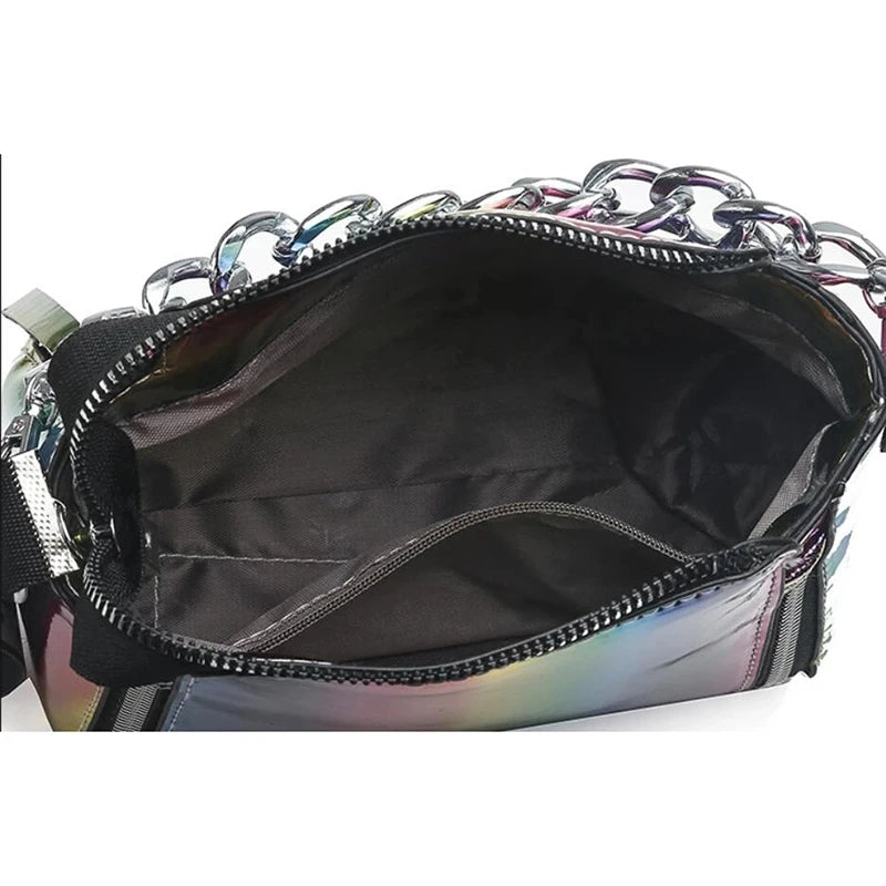Laser Women Shoulder Bag Crossbody PU Messenger Handbag Lady