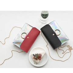 Laser Women Shoulder Bag INS Female Handbag Holiday Messenger Bags