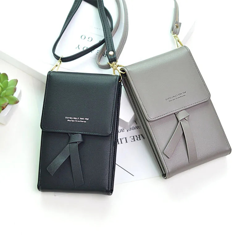Women Messenger Bags Leather Coin Purse Shoulder Wallet