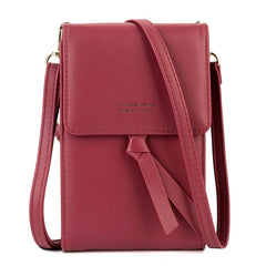 Women Messenger Bags Leather Coin Purse Shoulder Wallet