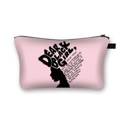 Latin America Girls Make Up Bags African Girls Printing Cosmetic Cases