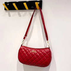 Lattice Pattern Shoulder Bags Women Soft Leather Handbags Ladies Hobos