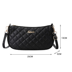 Lattice Pattern Shoulder Bags Women Soft Leather Handbags Ladies Hobos