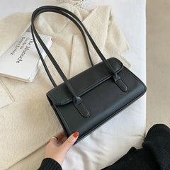 Lattice Pattern Small Shoulder Bag for Women Casual PU Leather Handbag