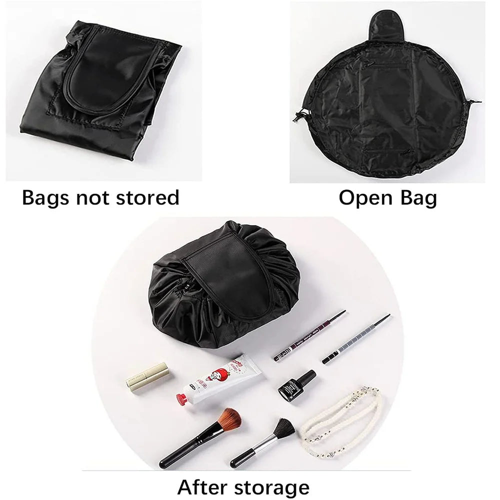 Japanese Print Makeup Bag Portable Travel Organizer