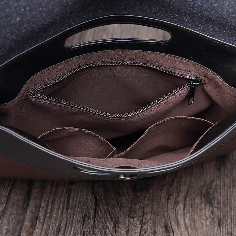Leader Business Bag Handbag Men Briefcase Work Office Pu Bags for Man