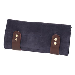 Leather Barber Hairdressing Tools Holder Pouch Scissors Shears Case Bag