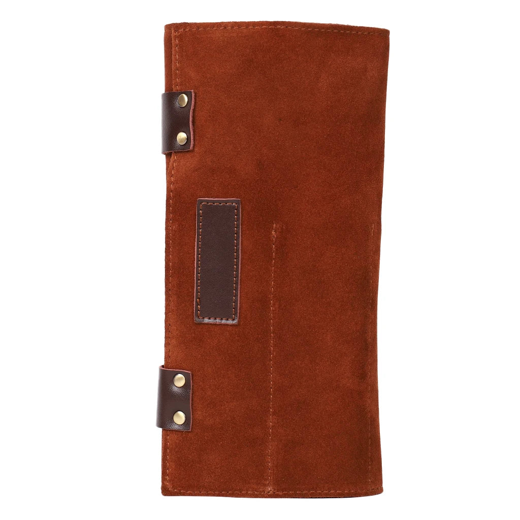 Leather Barber Hairdressing Tools Holder Pouch Scissors Shears Case Bag