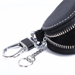 Leather Car Key Wallets Holder Housekeeper